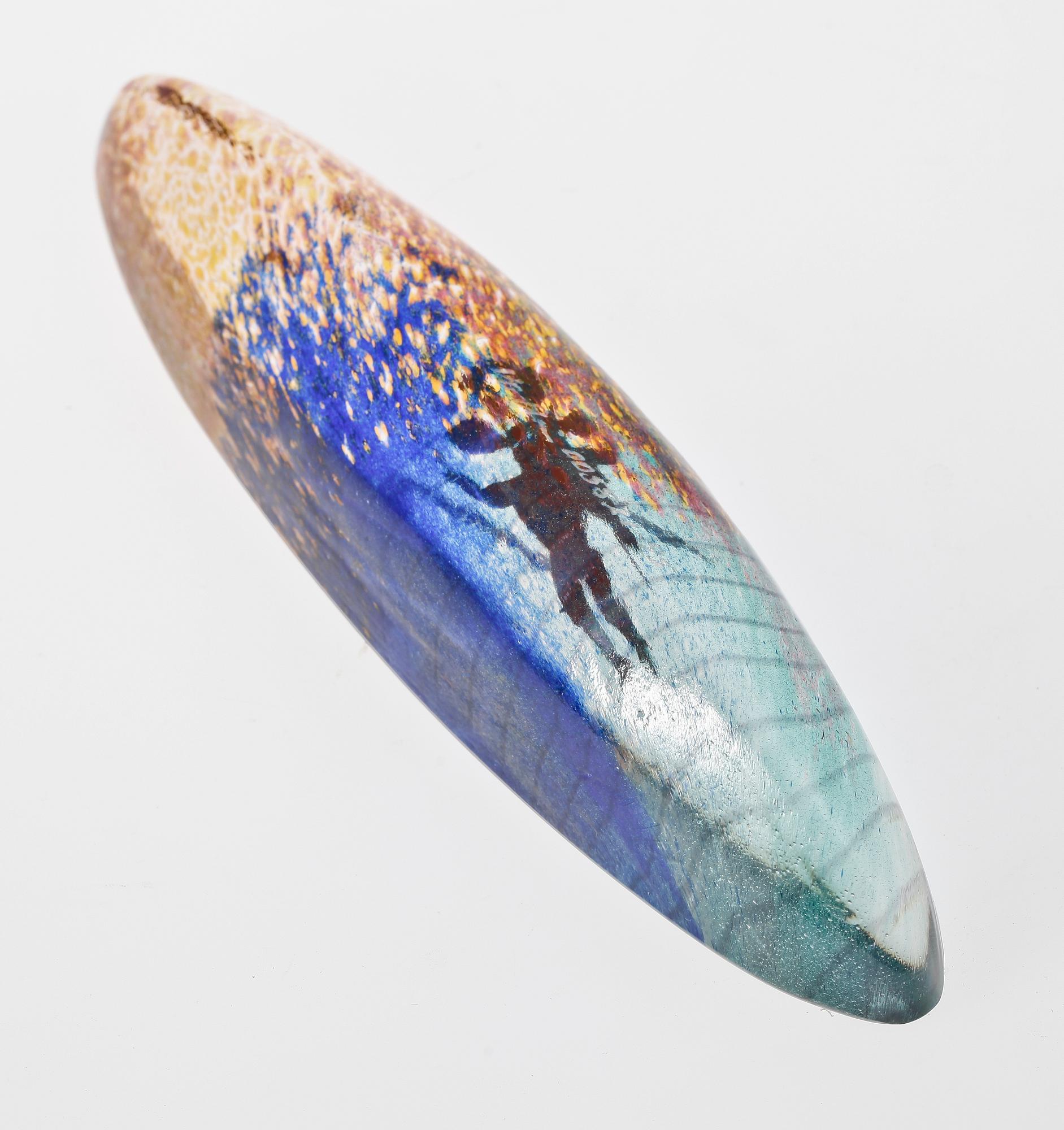 SKULPTUR, glas, Bertil Vallien, sign o dat -95. Numr 005821, Kosta Boda.