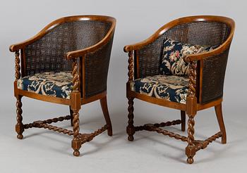 SOFFGRUPP, 4 delar, NK Nordiska Kompaniet, 1900-talets första hälft.