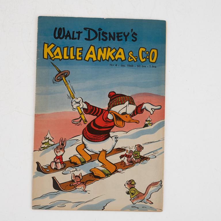 Comic book, "Kalle Anka & Co" No. 4, 1948.