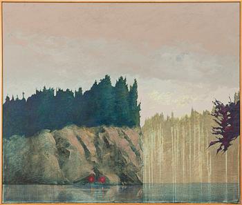 Gunnar Thorén, Twilight landscape.