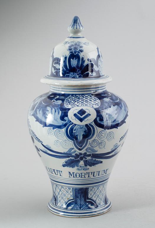 APOTEKSKRUS, fajans, 1800-tal.