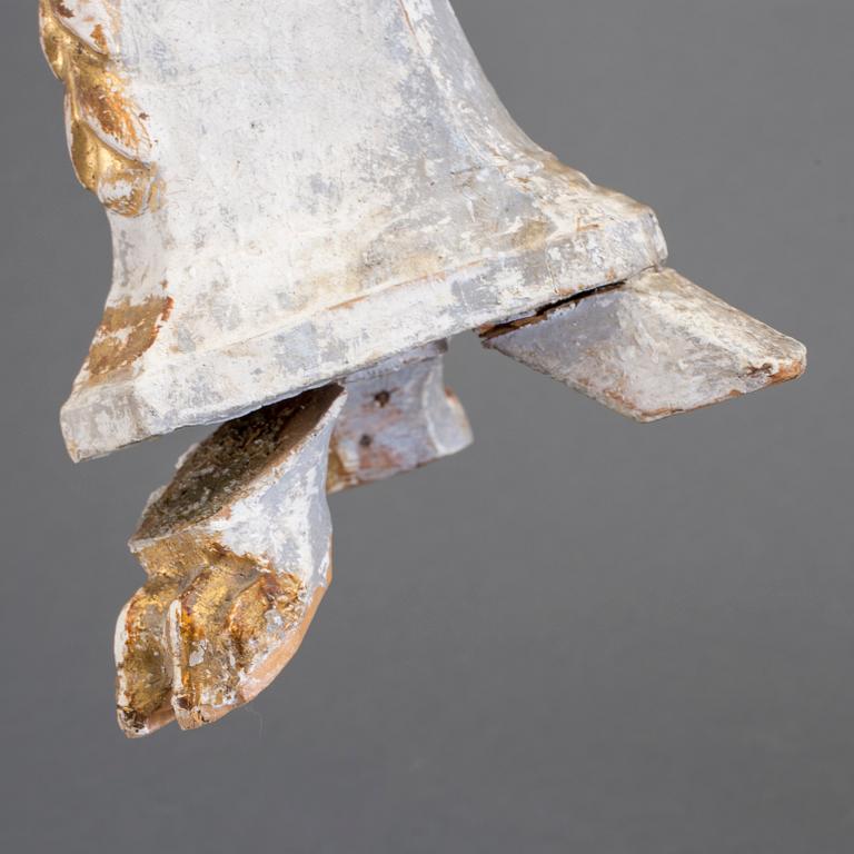 ALTARLJUSSTAKAR, ett par, barockstil, 1800-tal.