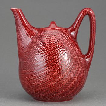 TEKANNA, flintgods, "Blå eld", Hertha Bengtson, Rörstrand.