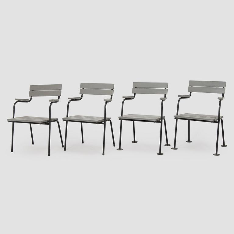 Einari Teräsvirta, probably, a 5-piece garden furniture set, mid-20th century.