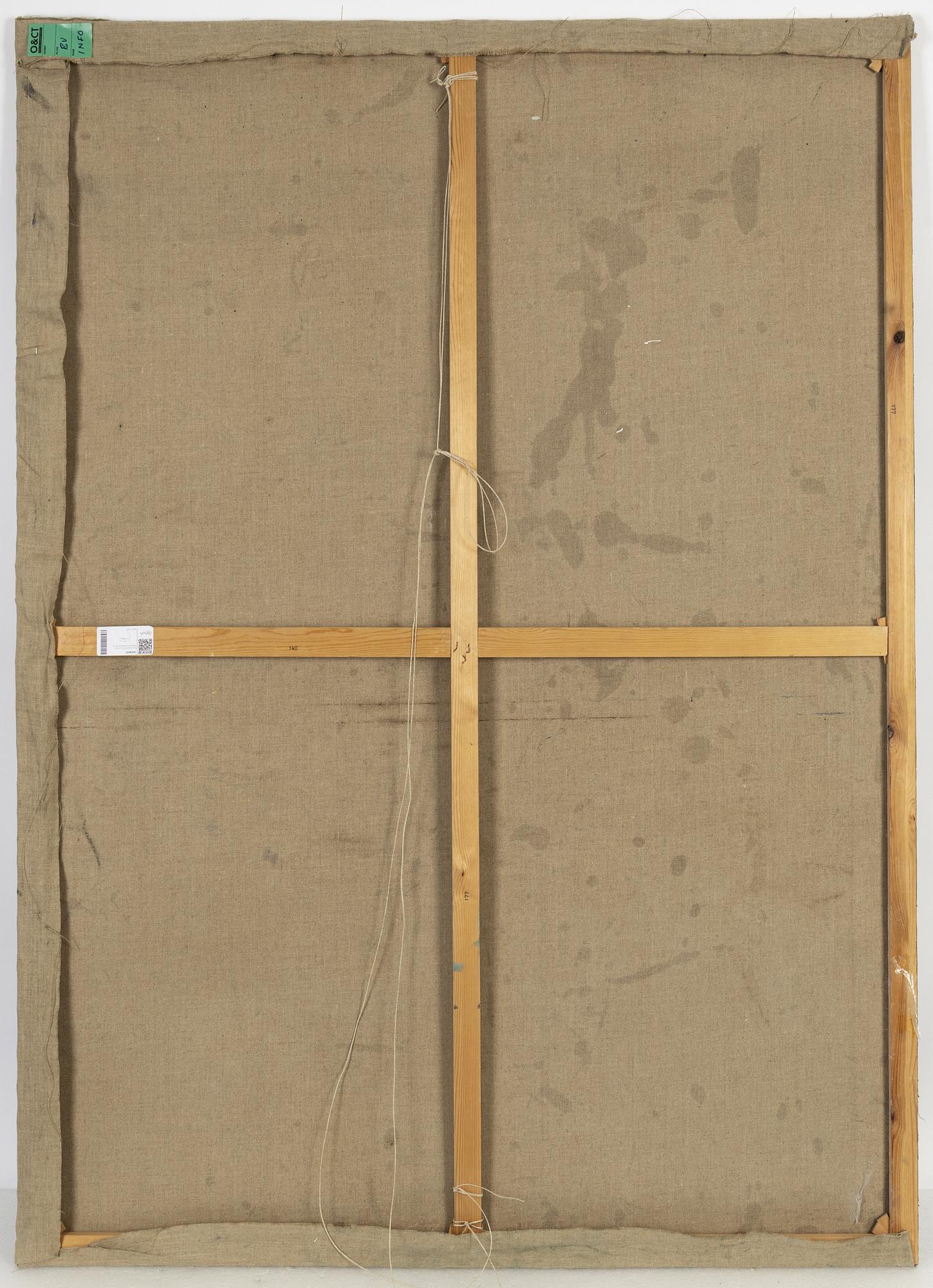 Eva Zettervall, oil on canvas, signed and dated -81.