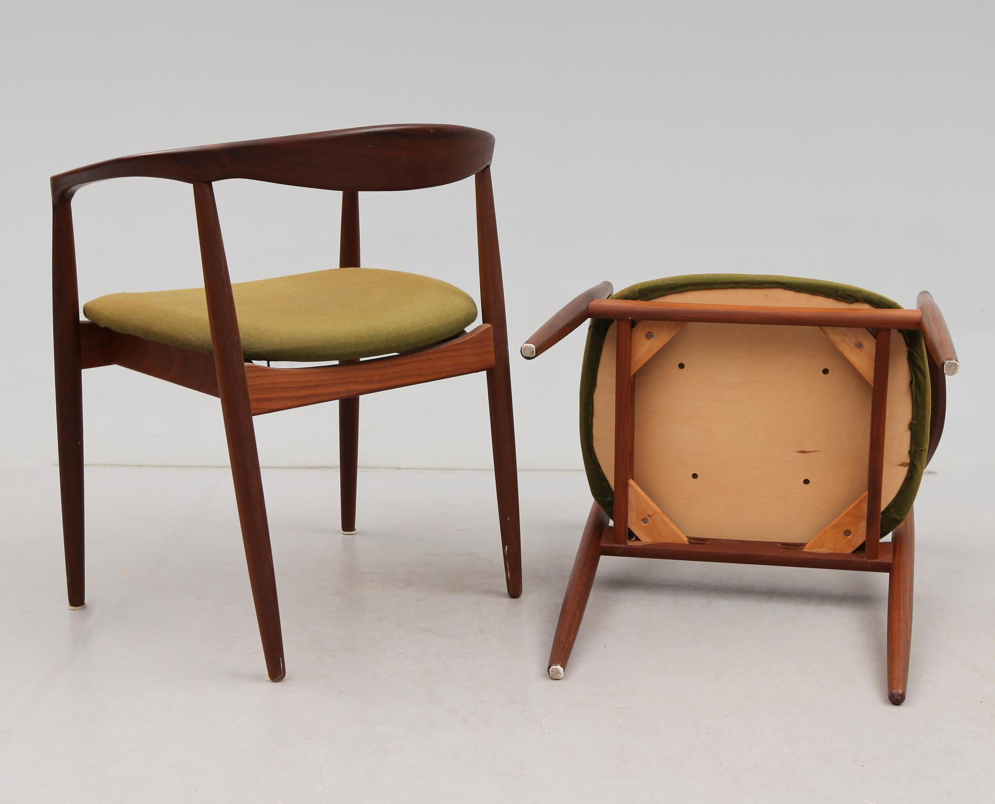 KARMSTOLAR, 4 st, Kai Kristiansen, IKEA, 1900-talets andra hälft.