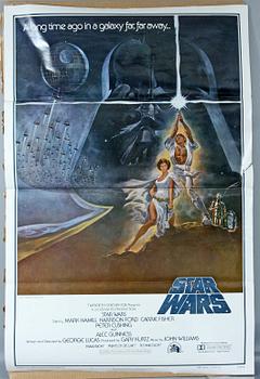 FILMAFFISCH, "Star Wars", original 1977.