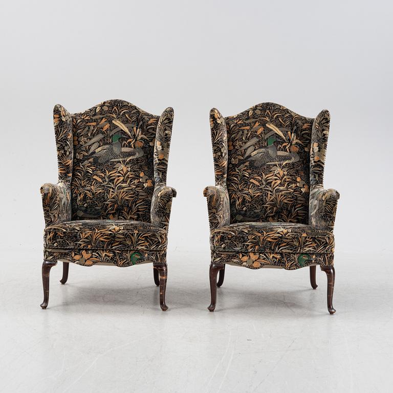A pair of armchairs, first half of the first Century.