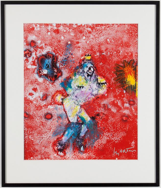 KJARTAN SLETTEMARK, "Pudeln", collage.