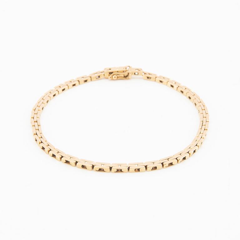 Bracelet Corridor-link 18K gold.