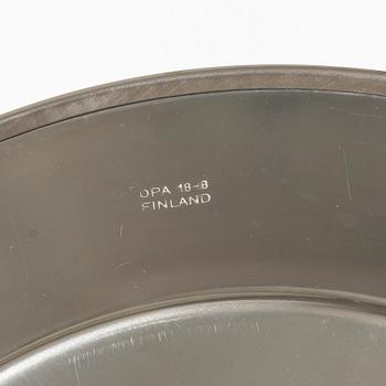 Timo Sarpaneva, kuverttallrikar, 12 st samt praktfat, OPA, Finland 1900-talets senare del.