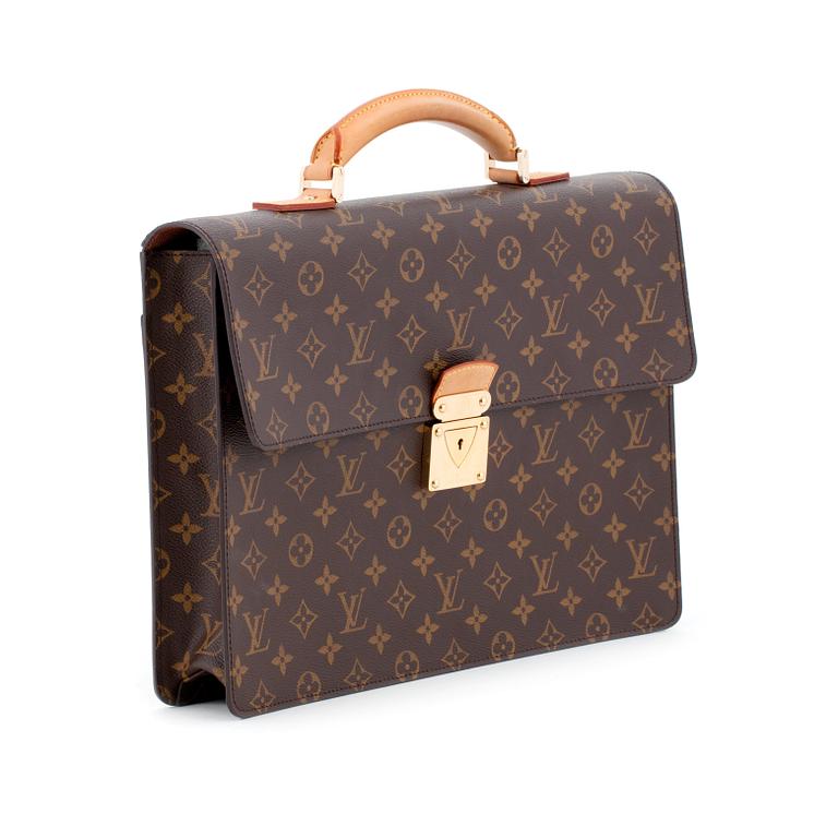 LOUIS VUITTON, a monogram canvas briefcase, "Laguito".
