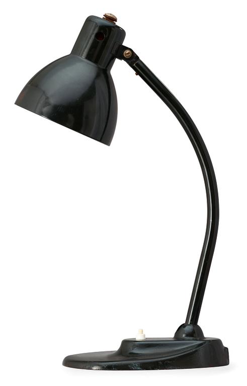 MARIANNE BRANDT & HIN BREDENDIECK, skrivbordslampa, Kandem, Tyskland ca 1927, modell nr 756.