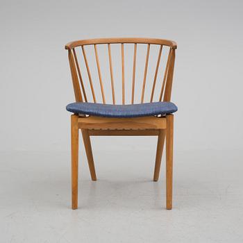 A Helge Sibast oak "No 8" armchair from Sibast Furniture, Danmark, 1950/1960-tal.