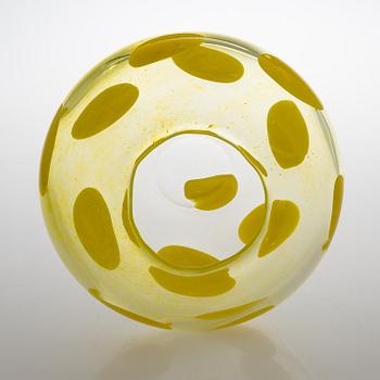 Tiina Nordström, a glass sculpture, signed Tiina Nordström Nuutajärvi 1996.