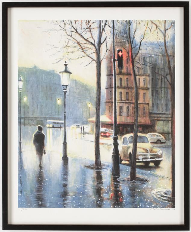 MATS ÅKERMAN,  färglitografi, signerad och daterad 2006, numrerad 114/200.