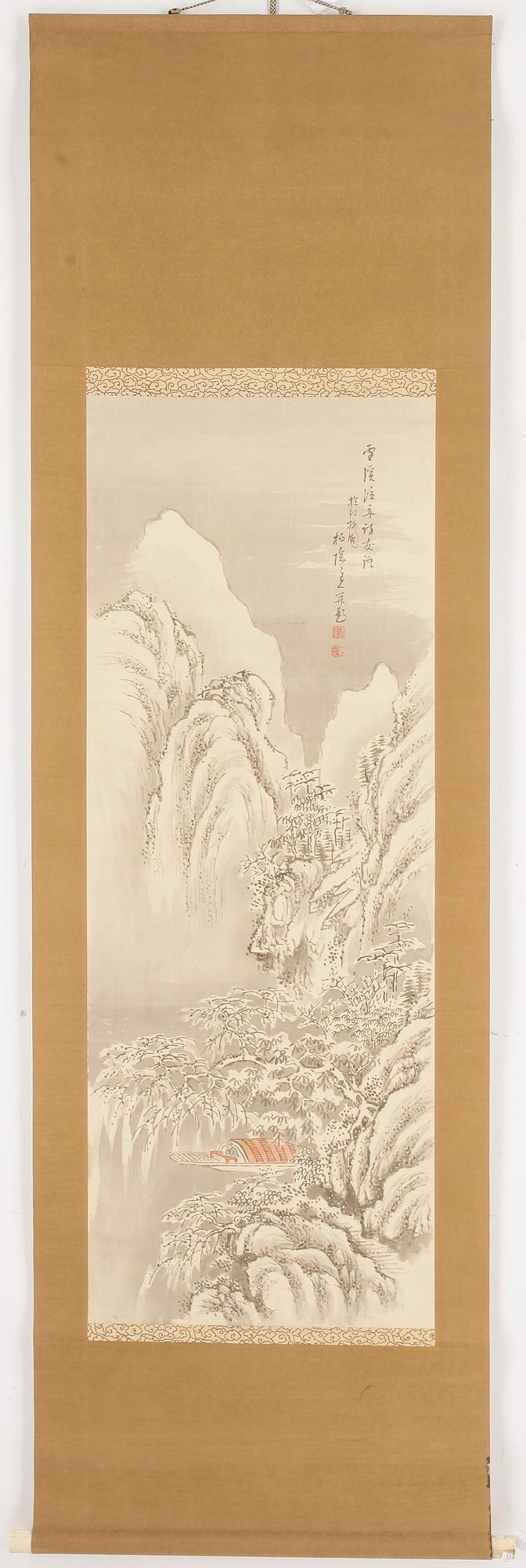 OKÄND KONSTNÄR, rullmålning, Japan, 1900-tal.