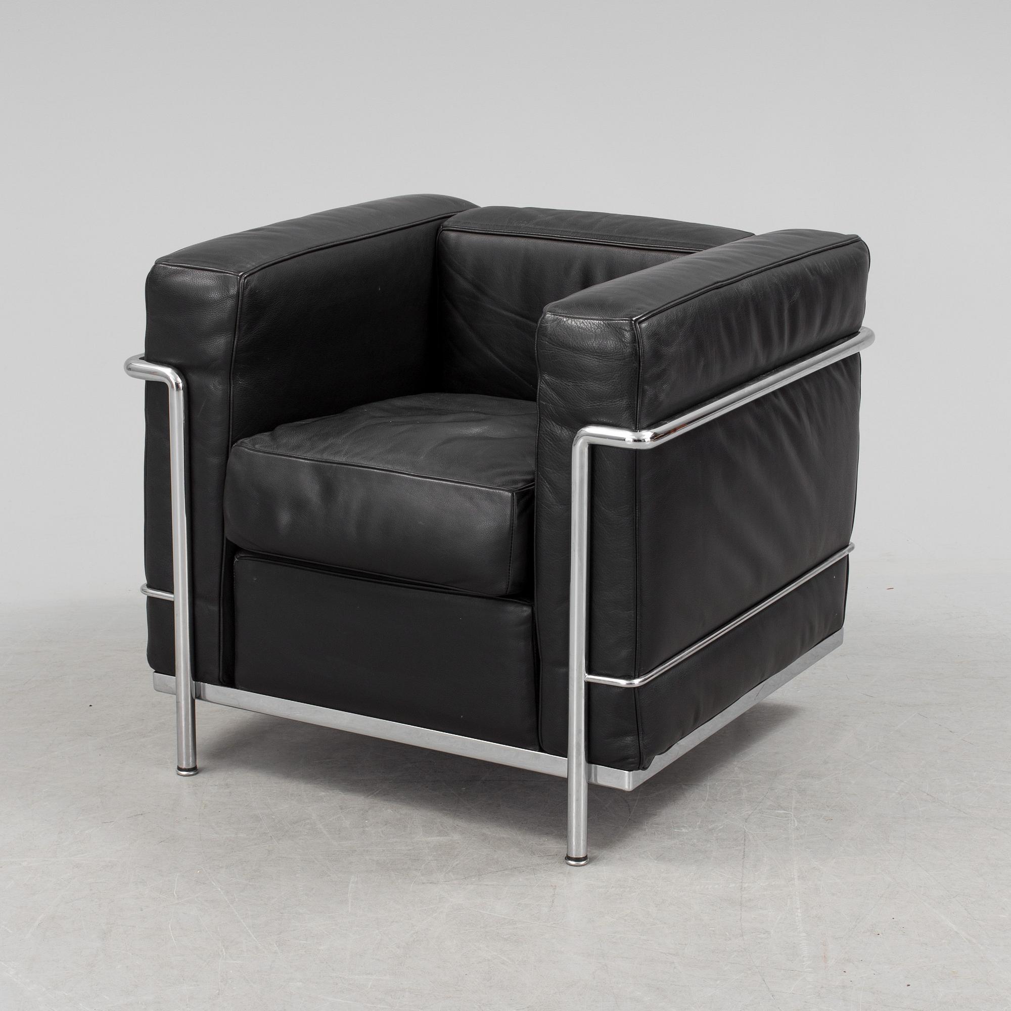 LE CORBUSIER, fåtölj, "LC2", Cassina.