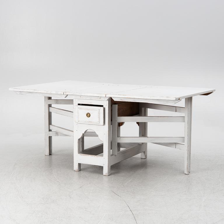 A drop-leaf table, Sweden, 19th century.