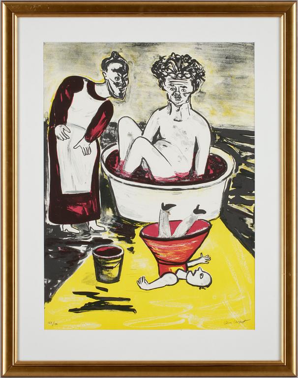 LENA CRONQUIST, färglitografi, 169/170, SIGN.