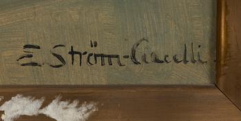 Elsa Ström-Ciacelli, Sydländskt landskap.