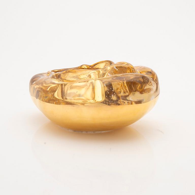 Åsa Jungnelius, Ljuslykta, "Snippa Gold", Limited edition, Kosta Boda, 2000-tal.