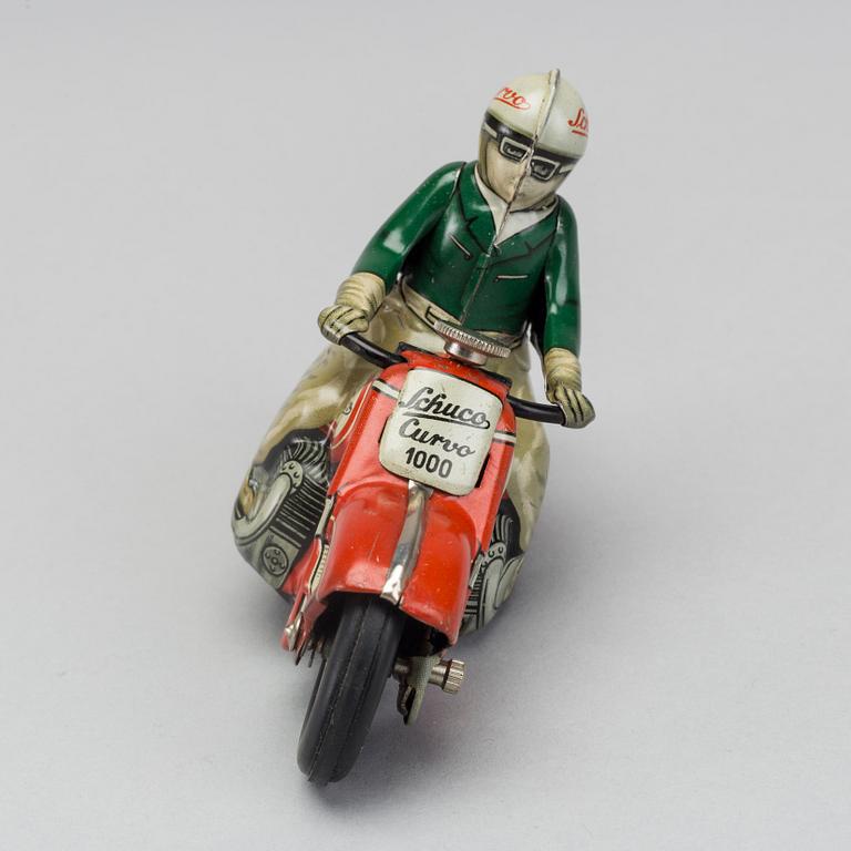 A Schuco Curvo 1000 Motorcycle.