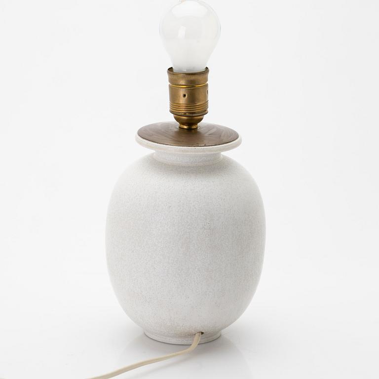 Gunnar Nylund, Table lamp, stoneware, Rörstrand.