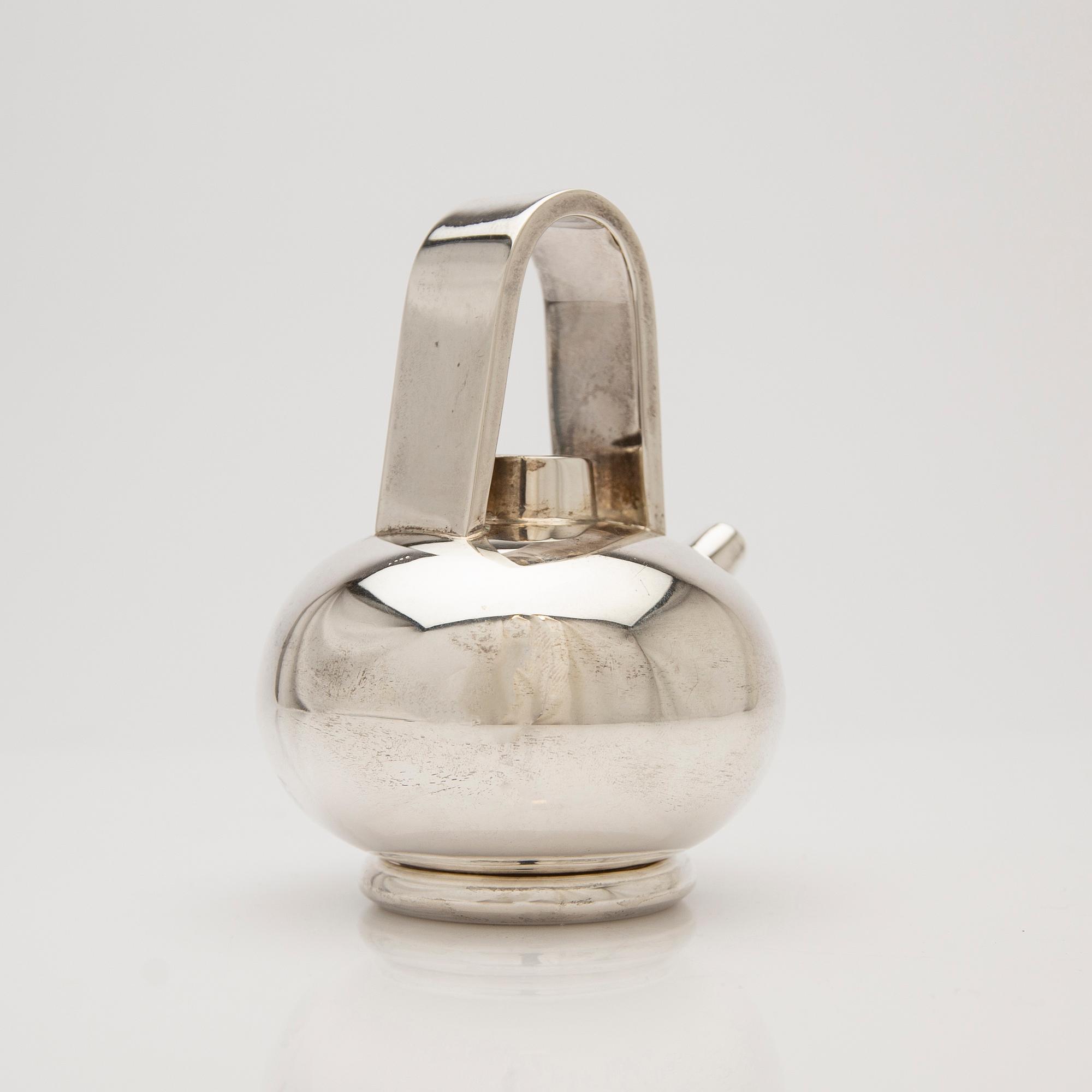 Teapot, sterling silver, Mexico.