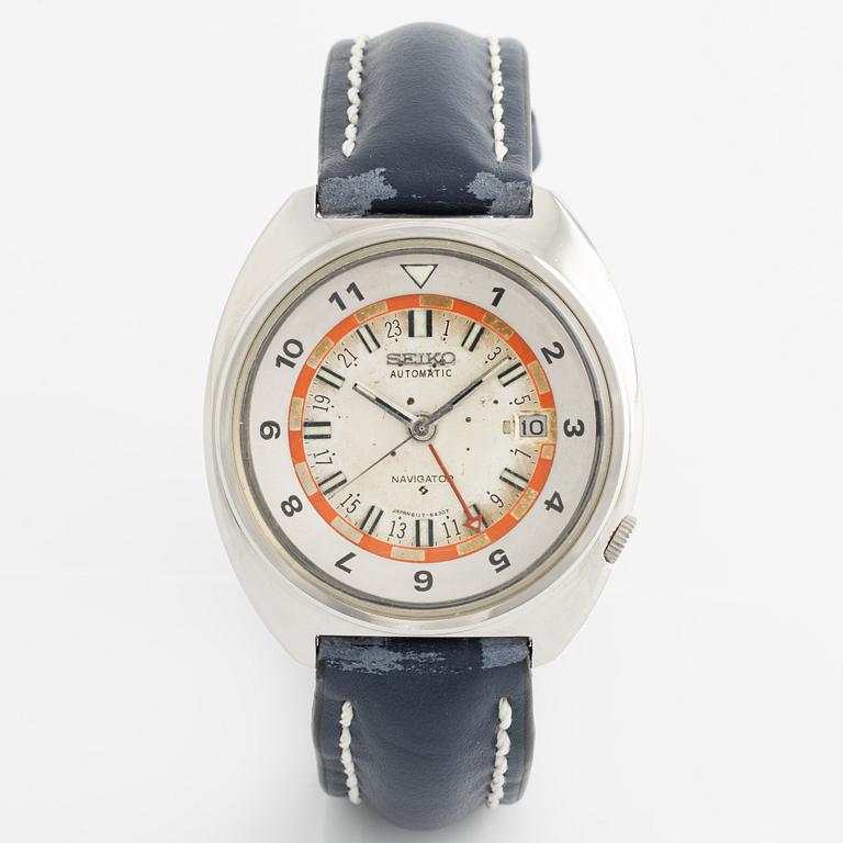 Seiko, Navigator, armbandsur, 41 mm.