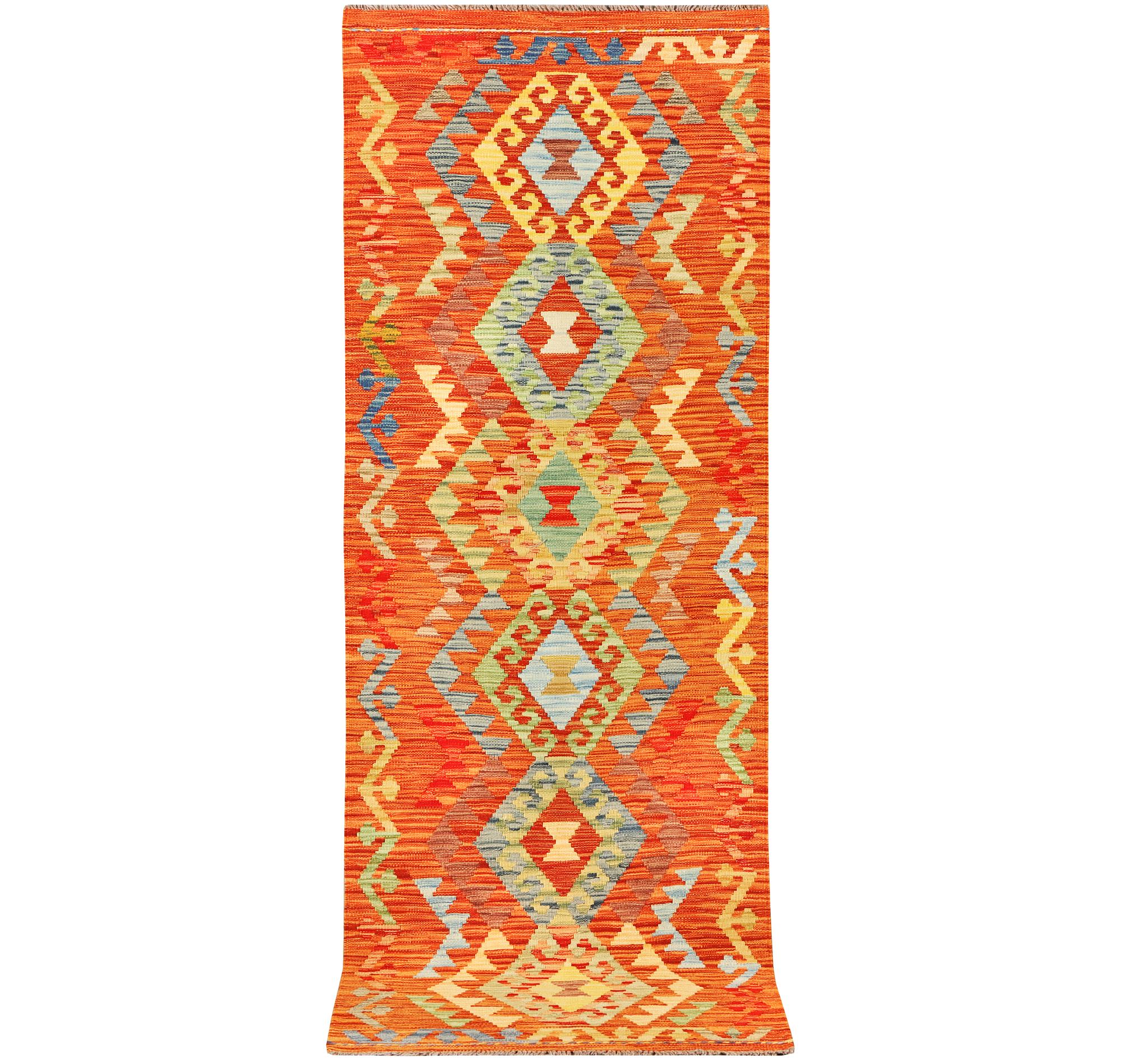 A Kilim runner, Afghanistan, a. 248 x 82 cm.