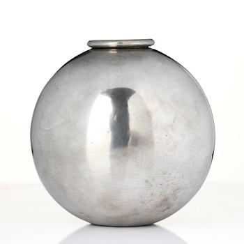 Nils Fougstedt, a pewter vase model A 1477, Firma Svenskt Tenn, Stockholm, 1932.