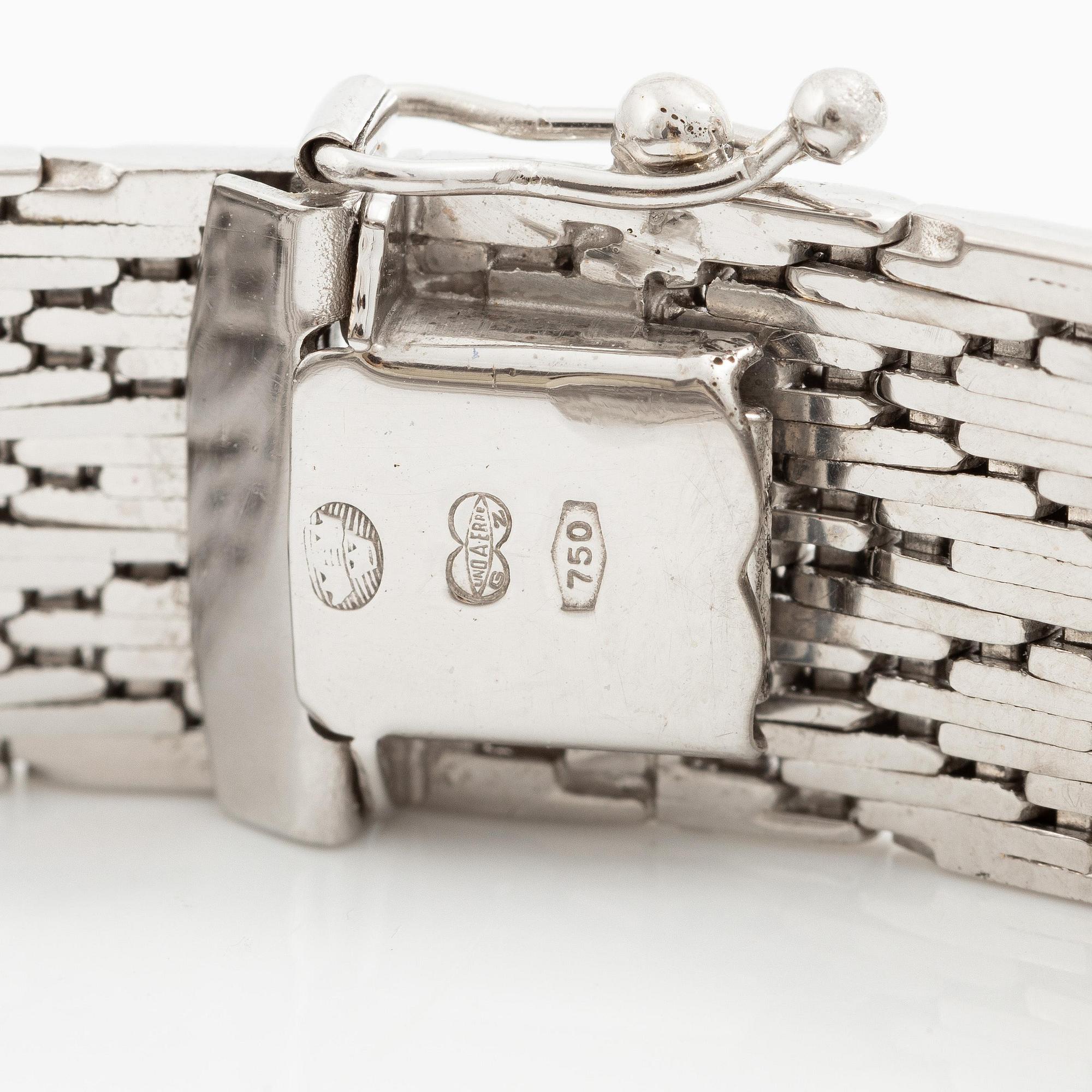 Armband 18K vitguld.