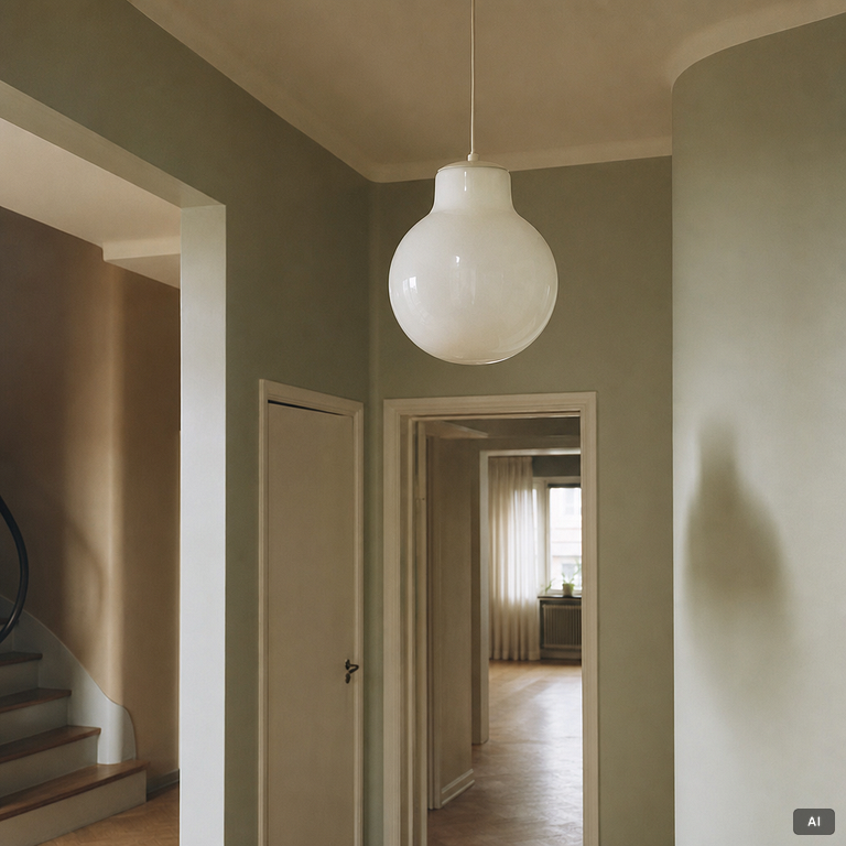 Gunnar Asplund, A GA2 pendandt lamp, Blond Belysning, contemporary.