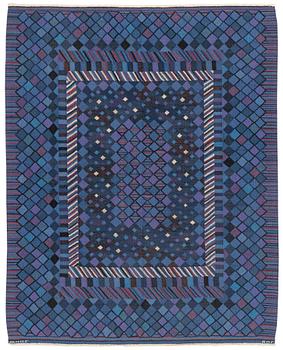 458. Ann-Mari Forsberg, a carpet "Tobias", tapestry variant, approximately 259 x 204.5 cm, signed AB MMF AMF.