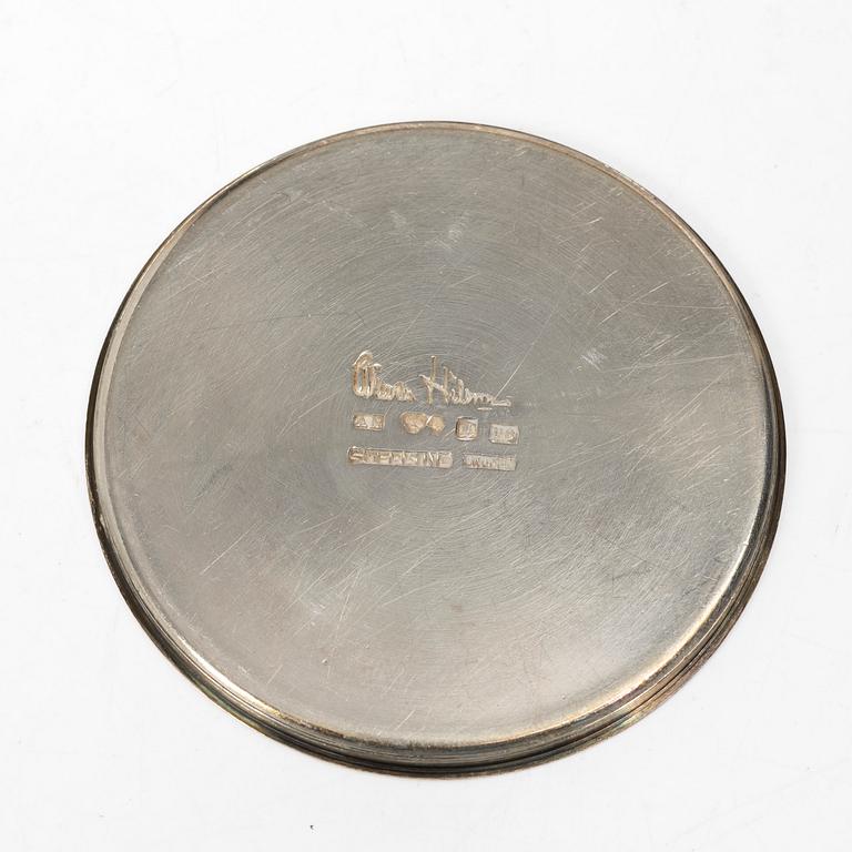 Wiwen Nilsson, Coasters, 12 pcs, sterling silver, Anders Nilsson, Lund, 1942–1946.