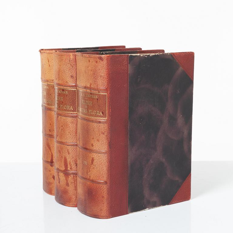 C.A.M Lindman, Bilder ur Nordens Flora, 3 band. Wahlström & Widstrand, 1922-1926.