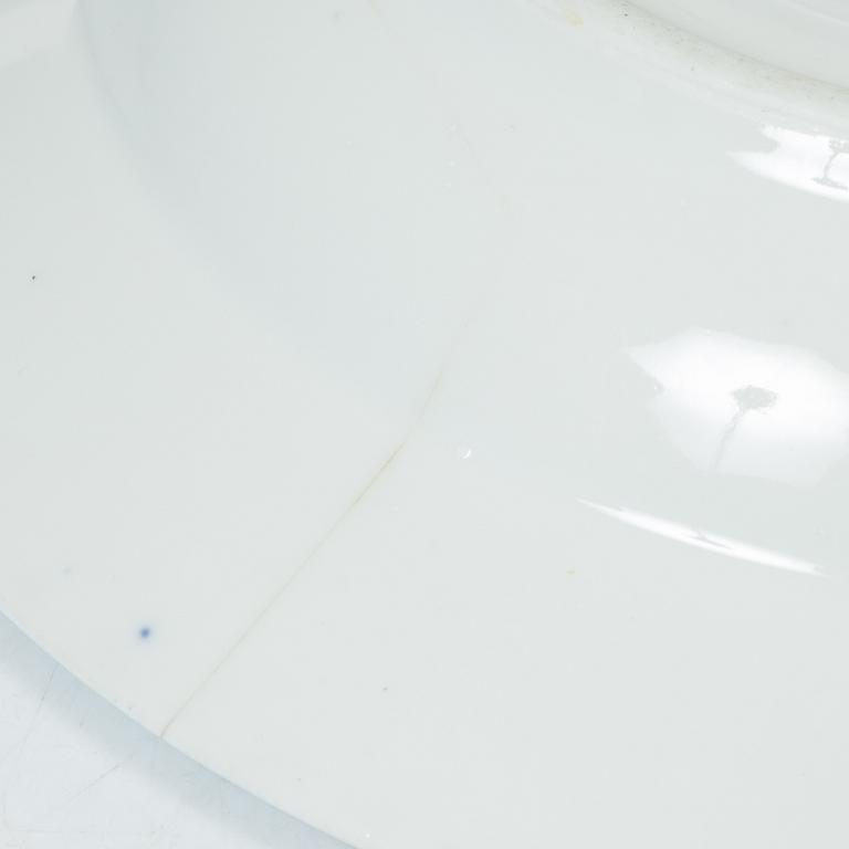 Royal Copenhagen, a 58-piece porcelain 'Blue Fluted' dinner and tea service, Denmark, mostly 1889-1934 but some pieces 1950-1984.