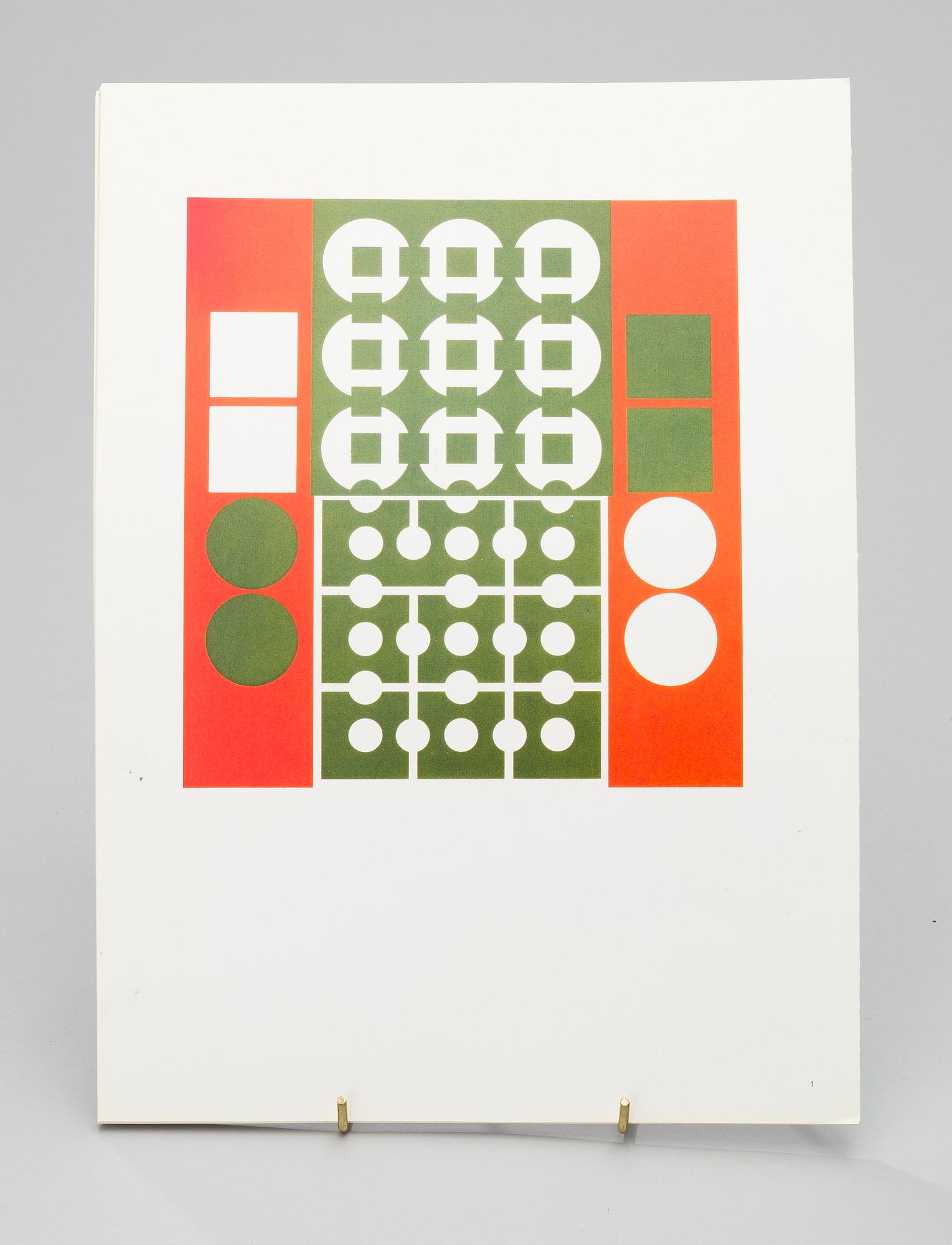 BROSCHYRER 3 ST, Jim Dine, Victor Vasarely och Paul Klee 1961, 1982, 1983.