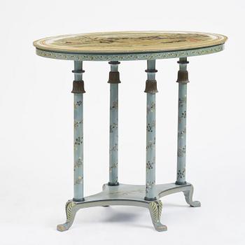 Carl Malmsten, an oval Swedish Grace table, cabinetmaker Albin Johansson, Stockholm, for Villa Kvikkjokk, 1927.