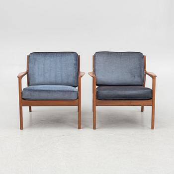 Folke Ohlsson, fåtöljer, ett par, "USA 75", Dux, 1960-tal.