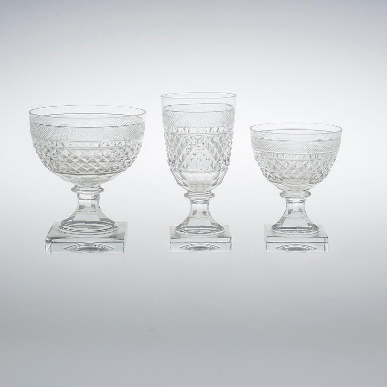 GLASSERVIS, 24 delar, "Kent", Elis Bergh, Kosta.