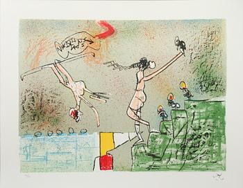 Roberto Matta · ROBERTO MATTA, färglitografi, signerad och numrerad 46/60.