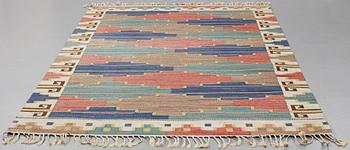 Märta Måås-Fjetterström, MATTO, "Blå heden", flat weave, ca 273,5 x 181,5 cm, signed AB MMF.