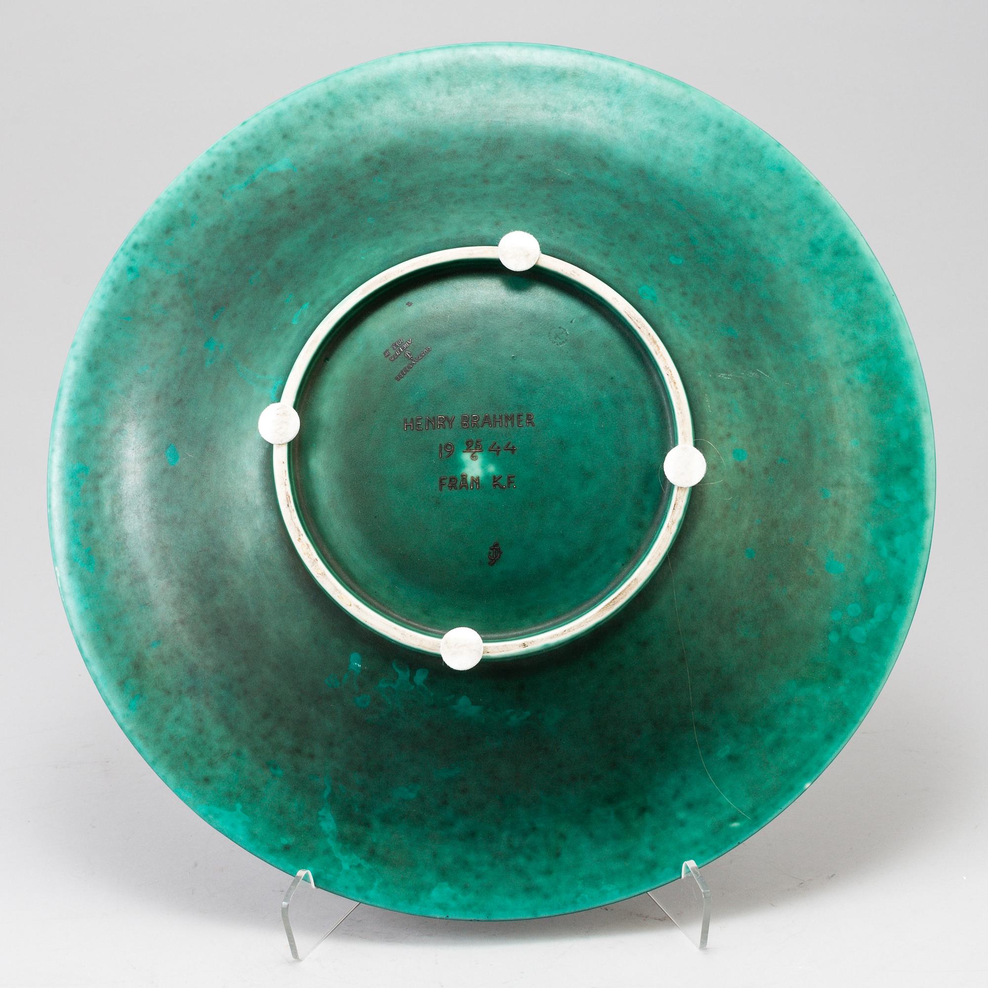 WILHELM KÅGE, dish, stoneware, Argenta no 1035.