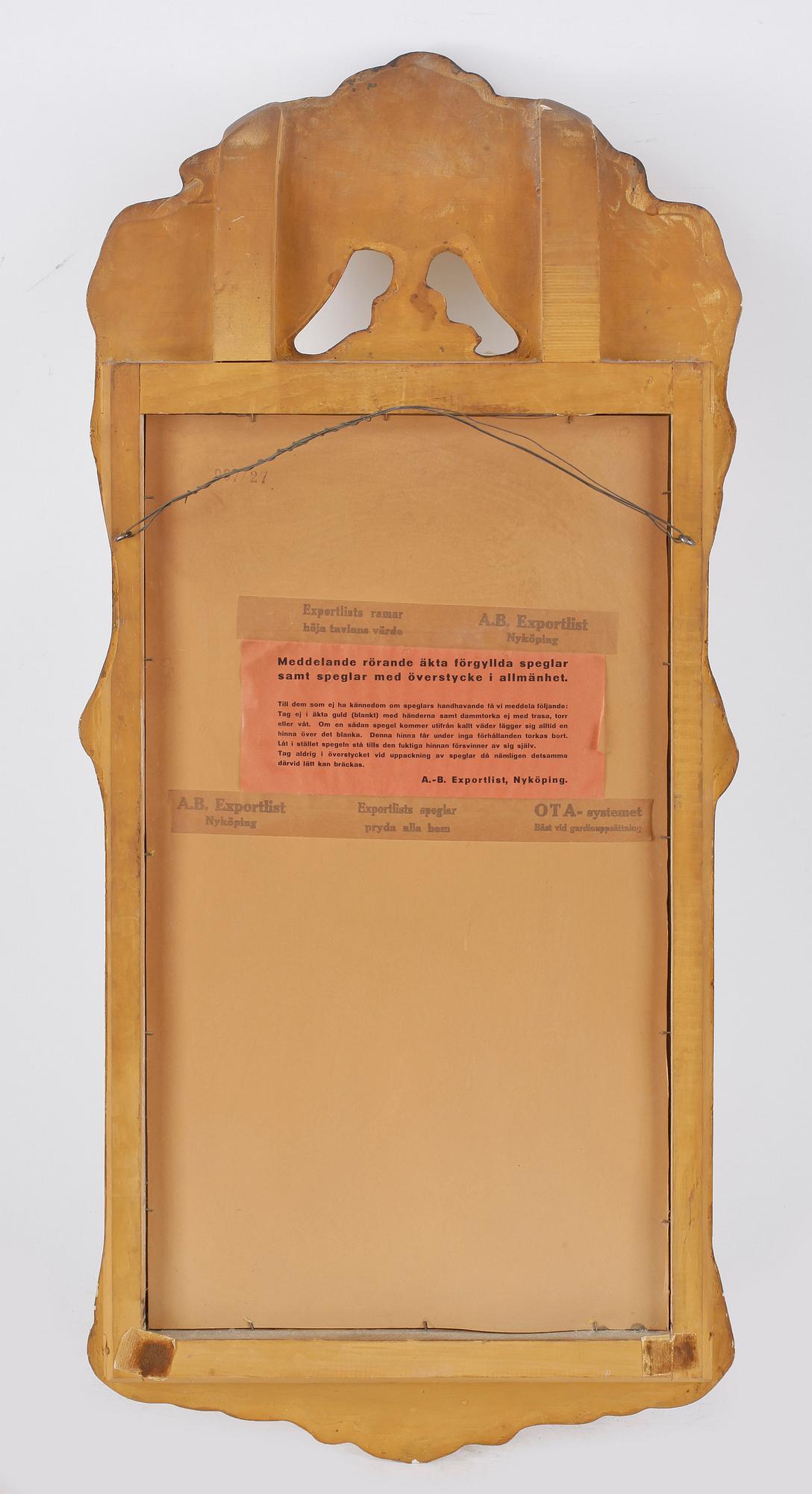 SPEGEL, rokokostil, 1900-talets mitt.