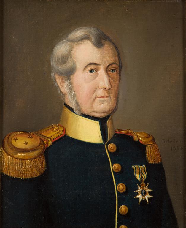 BENGT NORDENBERG, oil on canvas, signed and dated 1846.