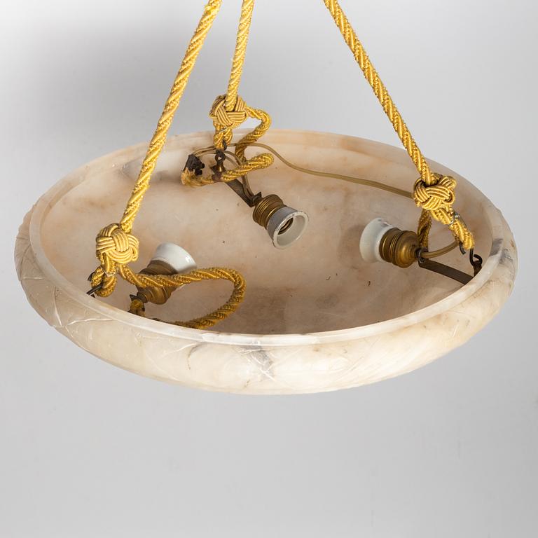 Takampel, alabaster, 1920-tal.