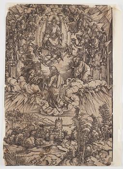 Albrecht Dürer, “Saint John before God and the Elders ", troligen 1500-tal.