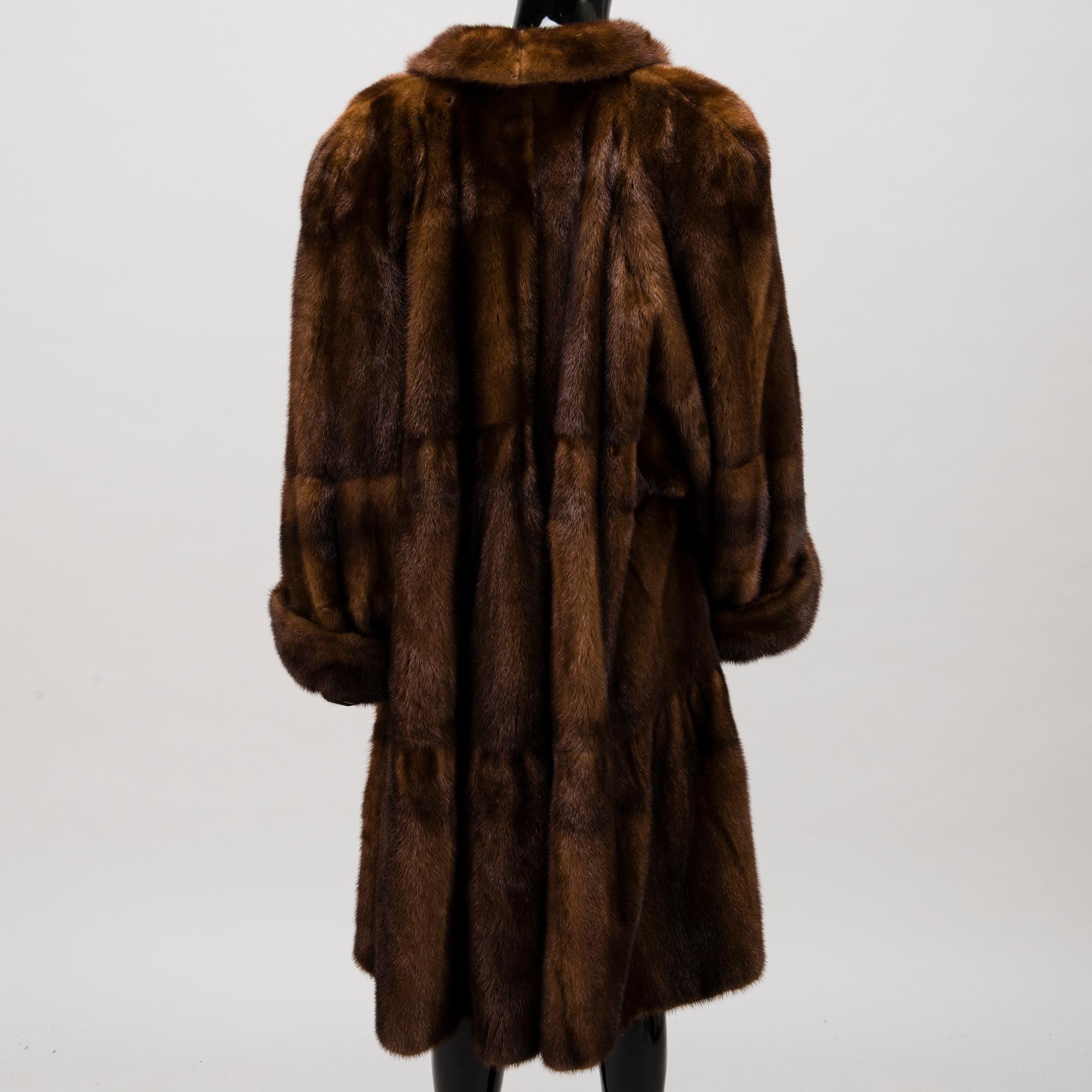 A SAGA MINK FUR COAT by M. Beck & CO, Helsinki.